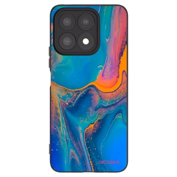 Picasee fekete szilikon tok az alábbi mobiltelefonokra Honor X8a - Rainbow
