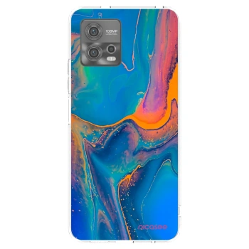 Picasee átlátszó szilikon tok az alábbi mobiltelefonokra Motorola Moto G72 - Rainbow