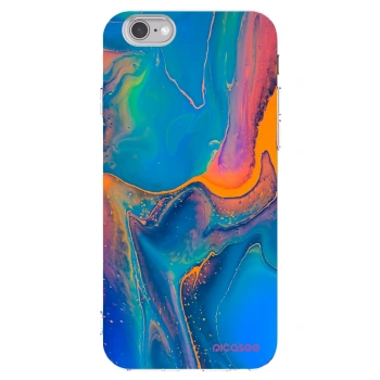 Picasee átlátszó szilikon tok az alábbi mobiltelefonokra Apple iPhone 6/6S - Rainbow