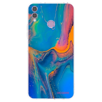 Picasee átlátszó szilikon tok az alábbi mobiltelefonokra Honor 8X - Rainbow