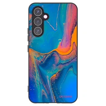 Picasee fekete szilikon tok az alábbi mobiltelefonokra Samsung Galaxy A54 5G A546B - Rainbow