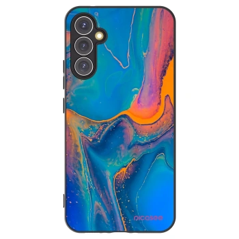 Picasee fekete szilikon tok az alábbi mobiltelefonokra Samsung Galaxy A34 5G A346B - Rainbow
