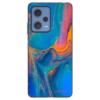 Picasee fekete szilikon tok az alábbi mobiltelefonokra Xiaomi Redmi Note 12 Pro 5G - Rainbow