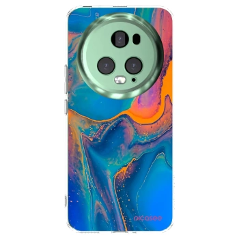 Picasee átlátszó szilikon tok az alábbi mobiltelefonokra Honor Magic5 Pro - Rainbow