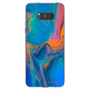 Picasee átlátszó szilikon tok az alábbi mobiltelefonokra Samsung Galaxy S8 G950F - Rainbow