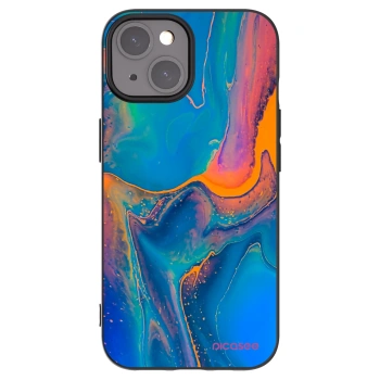 Picasee fekete szilikon tok az alábbi mobiltelefonokra Apple iPhone 15 - Rainbow