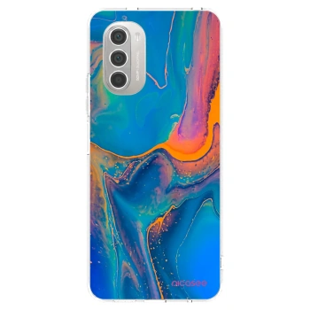 Picasee átlátszó szilikon tok az alábbi mobiltelefonokra Motorola Moto G51 - Rainbow