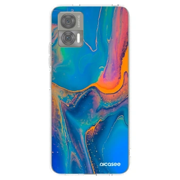 Picasee átlátszó szilikon tok az alábbi mobiltelefonokra Motorola Edge 30 Neo - Rainbow