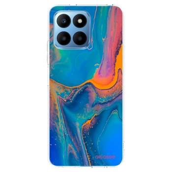 Picasee átlátszó szilikon tok az alábbi mobiltelefonokra Honor 70 Lite - Rainbow