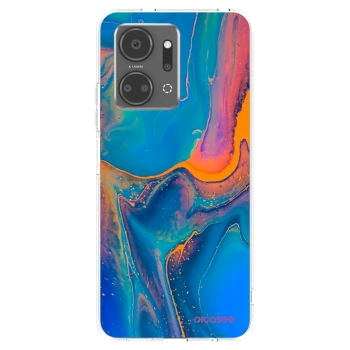 Picasee átlátszó szilikon tok az alábbi mobiltelefonokra Honor X7a - Rainbow