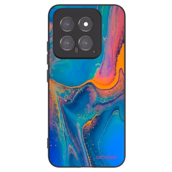 Picasee fekete szilikon tok az alábbi mobiltelefonokra Xiaomi 14 - Rainbow