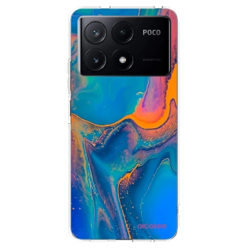 Picasee átlátszó szilikon tok az alábbi mobiltelefonokra Xiaomi Poco X6 Pro - Rainbow