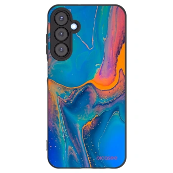 Picasee fekete szilikon tok az alábbi mobiltelefonokra Samsung Galaxy A25 A256B 5G - Rainbow