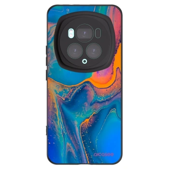 Picasee fekete szilikon tok az alábbi mobiltelefonokra Honor Magic6 Pro - Rainbow
