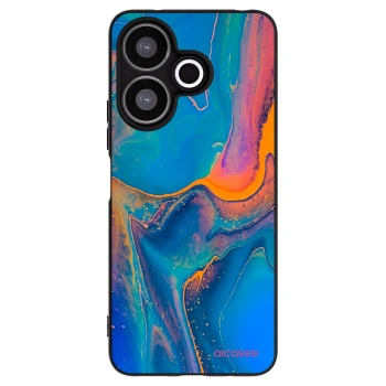 Picasee fekete szilikon tok az alábbi mobiltelefonokra Xiaomi Redmi 13 4G - Rainbow