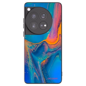 Picasee fekete szilikon tok az alábbi mobiltelefonokra OnePlus 12 5G - Rainbow