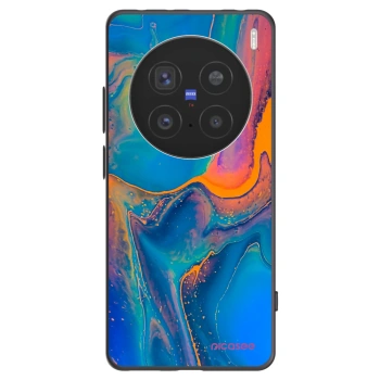 Picasee fekete szilikon tok az alábbi mobiltelefonokra Vivo X200 Pro - Rainbow