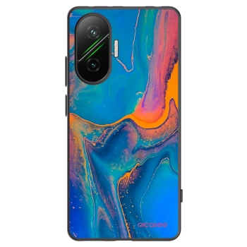 Picasee fekete szilikon tok az alábbi mobiltelefonokra Xiaomi Poco F7 Pro 5G - Rainbow