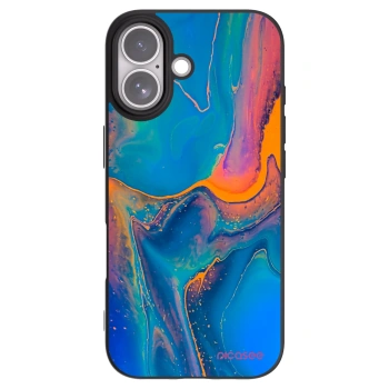Picasee fekete szilikon tok az alábbi mobiltelefonokra Apple iPhone 17 - Rainbow