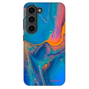 Szilikon tok erre a típusra Samsung Galaxy S23 5G - Rainbow