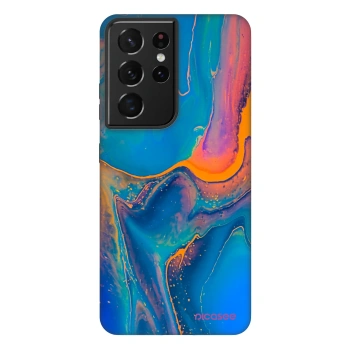 Picasee Fashion Case Samsung Galaxy S21 Ultra 5G G998B - Rainbow