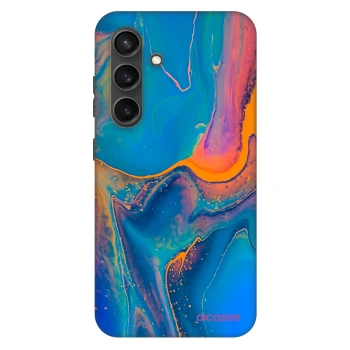 Szilikon tok erre a típusra Samsung Galaxy S24 S921B 5G - Rainbow
