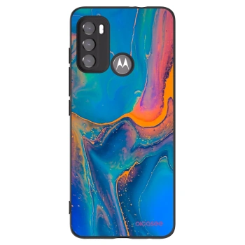 Picasee fekete szilikon tok az alábbi mobiltelefonokra Motorola Edge 60 5G - Rainbow