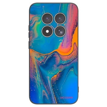 Picasee fekete szilikon tok az alábbi mobiltelefonokra Xiaomi Redmi Note 15 Pro 4G - Rainbow