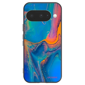 Picasee fekete szilikon tok az alábbi mobiltelefonokra Google Pixel 10 - Rainbow