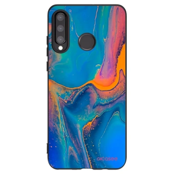 Picasee fekete szilikon tok az alábbi mobiltelefonokra Huawei P30 Lite - Rainbow