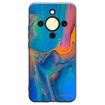 Picasee fekete szilikon tok az alábbi mobiltelefonokra Honor Magic8 Lite 5G - Rainbow