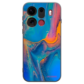 Picasee fekete szilikon tok az alábbi mobiltelefonokra OPPO Find X9 Pro - Rainbow