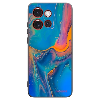 Picasee fekete szilikon tok az alábbi mobiltelefonokra Motorola Edge 60 Neo 5G - Rainbow