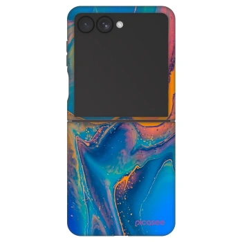Szilikon tok erre a típusra Samsung Galaxy Z Flip7 5G - Rainbow