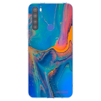 Picasee átlátszó szilikon tok az alábbi mobiltelefonokra Xiaomi Redmi Note 8T - Rainbow