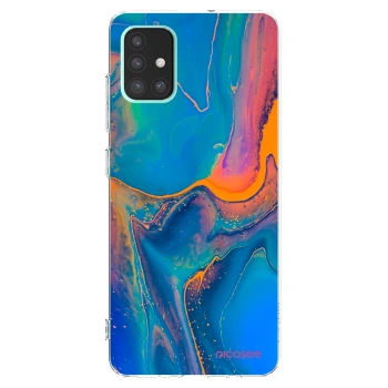Picasee átlátszó szilikon tok az alábbi mobiltelefonokra Samsung Galaxy A51 A515F - Rainbow