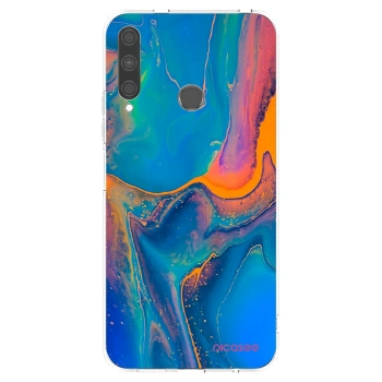 Picasee átlátszó szilikon tok az alábbi mobiltelefonokra Huawei P40 Lite E - Rainbow