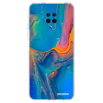 Picasee átlátszó szilikon tok az alábbi mobiltelefonokra Xiaomi Redmi Note 9S - Rainbow