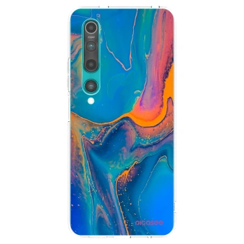 Picasee átlátszó szilikon tok az alábbi mobiltelefonokra Xiaomi Mi 10 - Rainbow