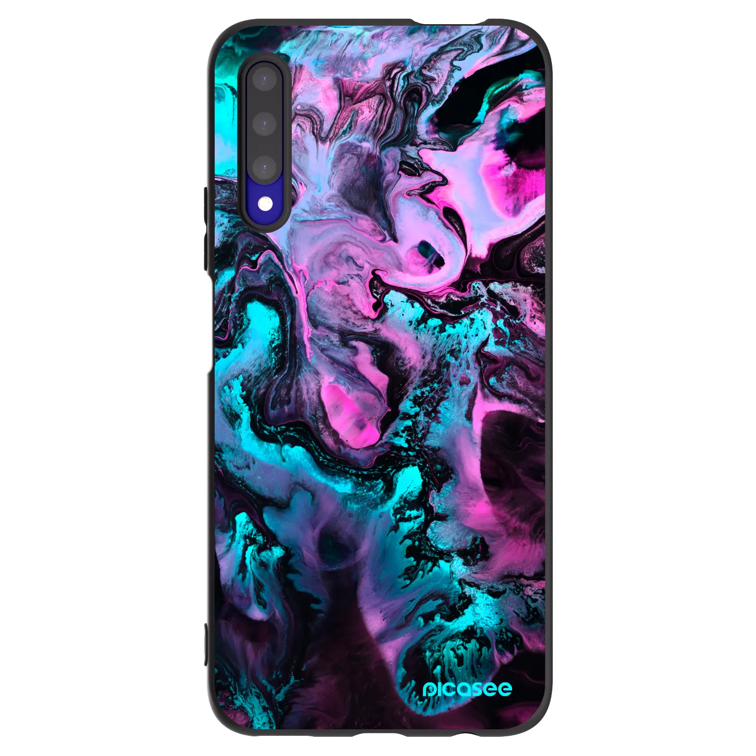 Picasee fekete szilikon tok az alábbi mobiltelefonokra Honor 9X Pro - Lean