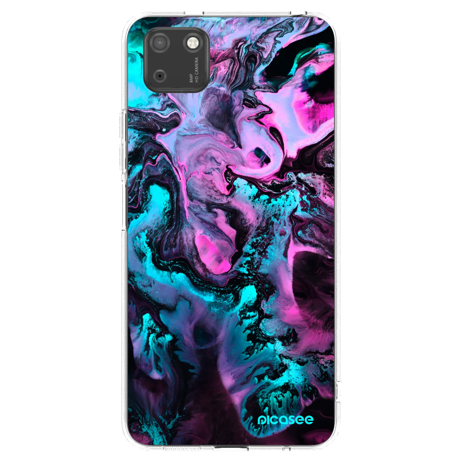 Picasee átlátszó szilikon tok az alábbi mobiltelefonokra Huawei Y5P - Lean