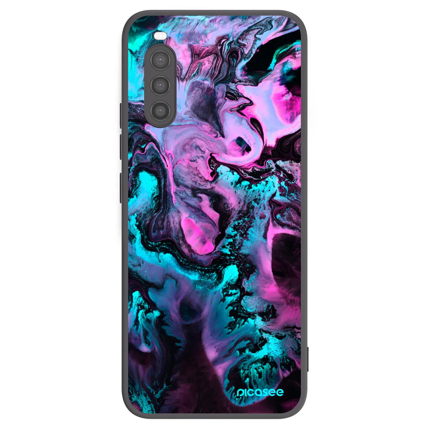 Picasee fekete szilikon tok az alábbi mobiltelefonokra Sony Xperia 10 II - Lean