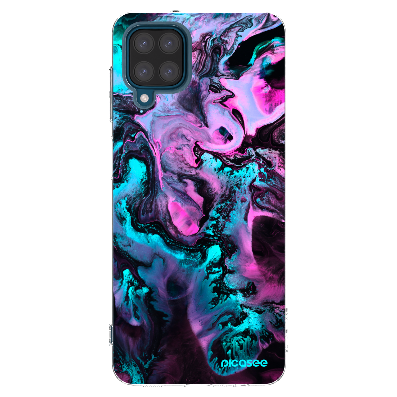 Picasee átlátszó szilikon tok az alábbi mobiltelefonokra Samsung Galaxy A12 A125F - Lean