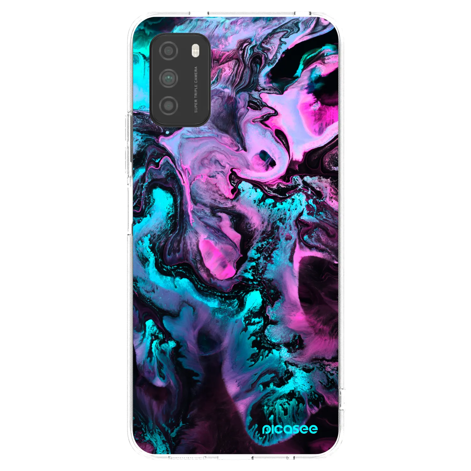 Picasee átlátszó szilikon tok az alábbi mobiltelefonokra Xiaomi Poco M3 - Lean