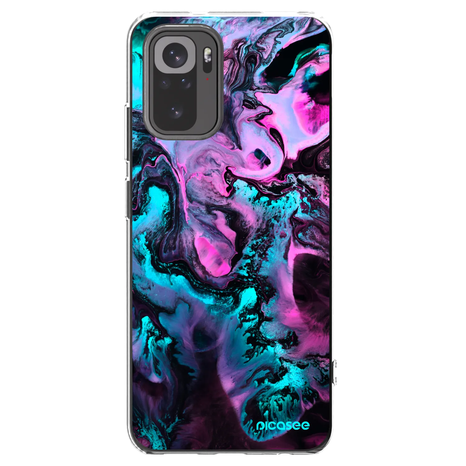 Picasee átlátszó szilikon tok az alábbi mobiltelefonokra Xiaomi Redmi Note 10 - Lean