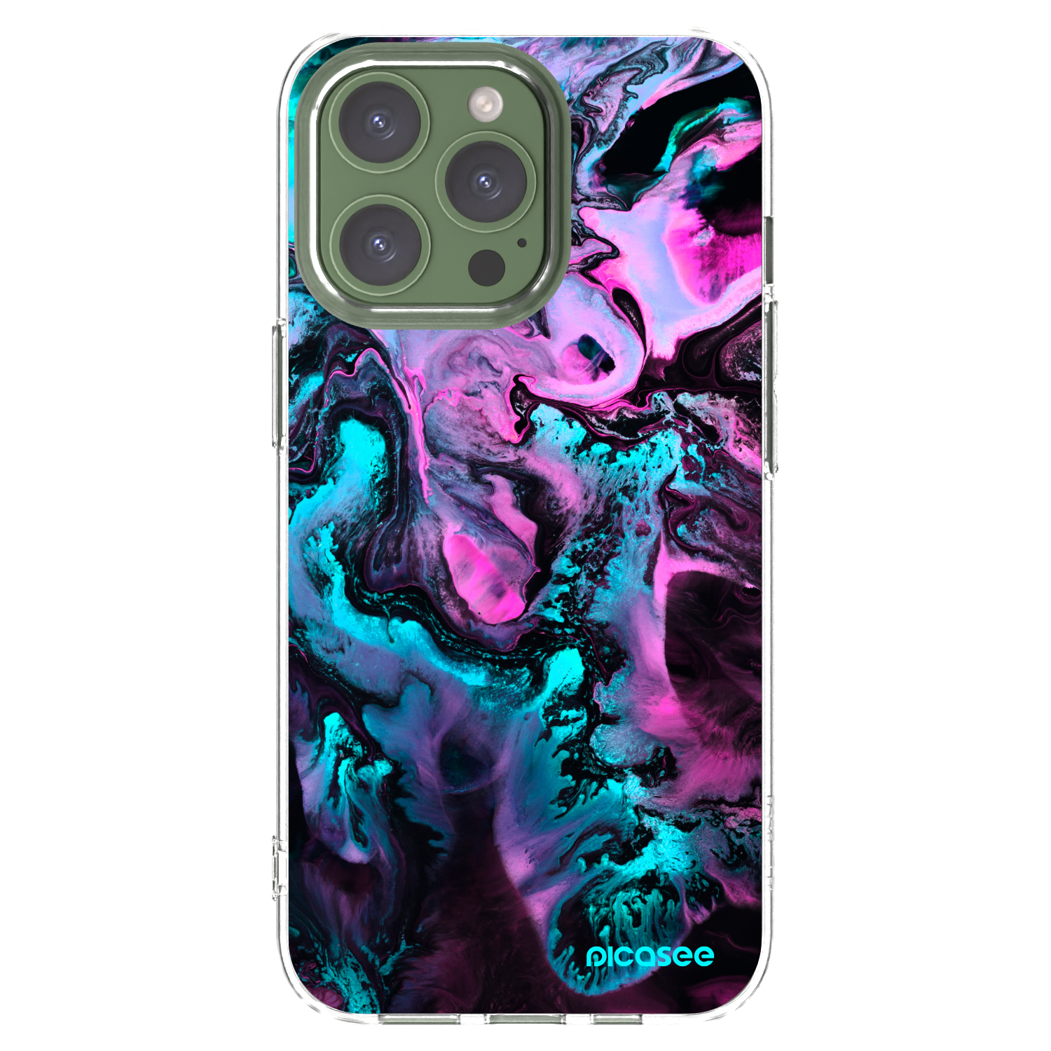 Picasee átlátszó szilikon tok az alábbi mobiltelefonokra Apple iPhone 13 Pro - Lean