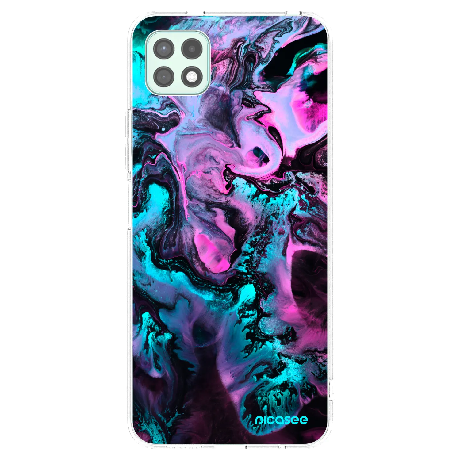 Picasee átlátszó szilikon tok az alábbi mobiltelefonokra Samsung Galaxy A22 A226B 5G - Lean