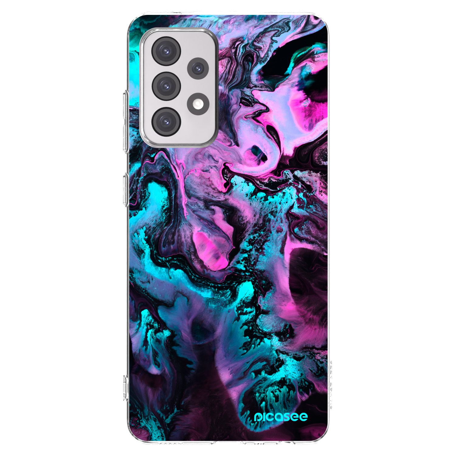 Picasee átlátszó szilikon tok az alábbi mobiltelefonokra Samsung Galaxy A52s 5G A528B - Lean