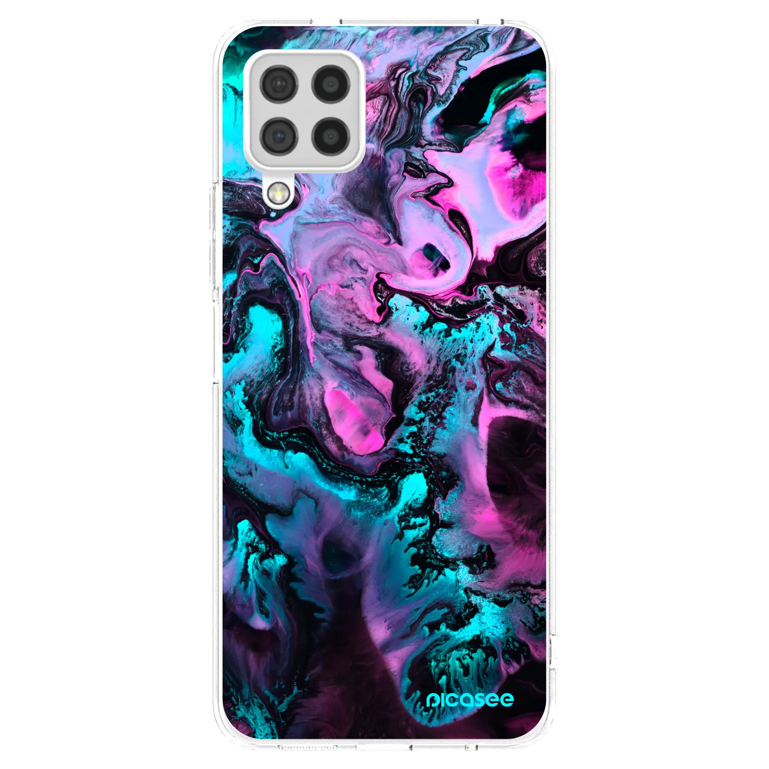 Picasee átlátszó szilikon tok az alábbi mobiltelefonokra Samsung Galaxy A22 A225F 4G - Lean