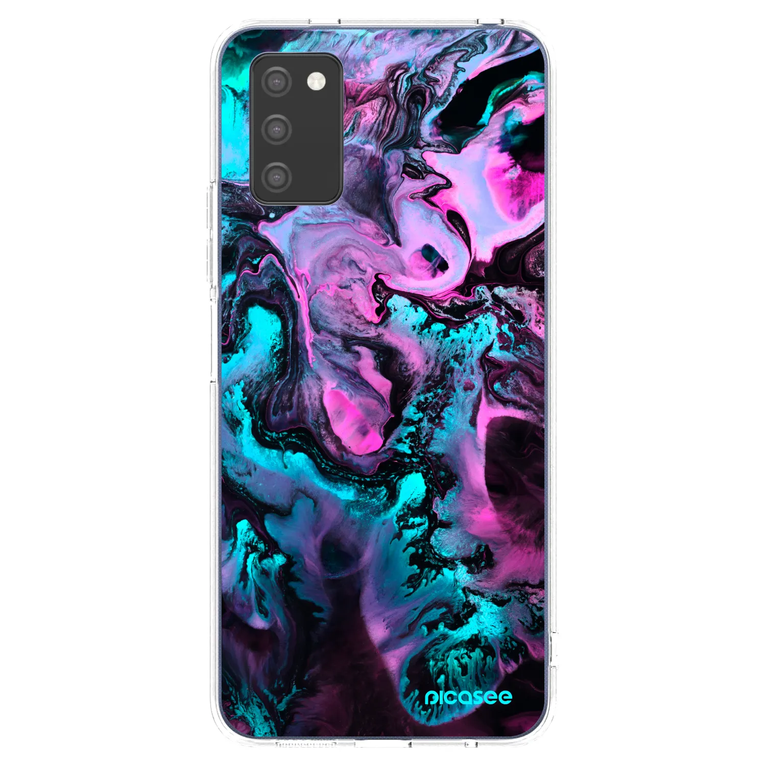 Picasee átlátszó szilikon tok az alábbi mobiltelefonokra Samsung Galaxy A03s A037G - Lean